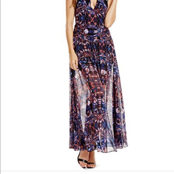 GUESS BY MARCIANO BOHEMIAN RHAPSODYS MAXI DRESS S - Picture 4 of 9